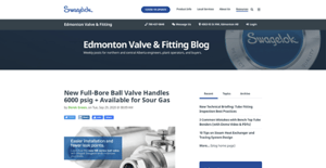 New Full-Bore Ball Valve Handles 6000 psig + Available for Sour Gas