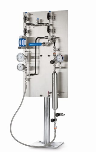  Industrial fluid management guidelines require sample stations for fluid analysis