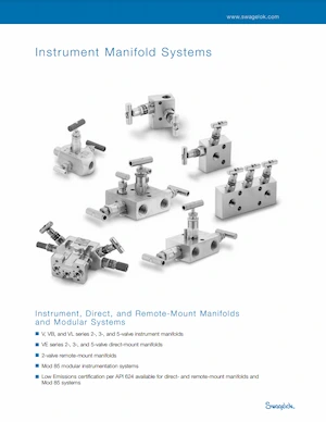 Instrument Manifold Systems catalogue cover
