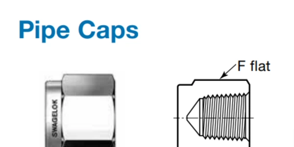 How do you choose between a Swagelok cap and plug?
