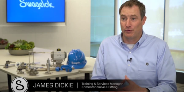 James Dickie discusses the value of Swagelok training seminars in a new video
