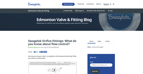 Swagelok Orifice Fittings – What do you know about flow control?