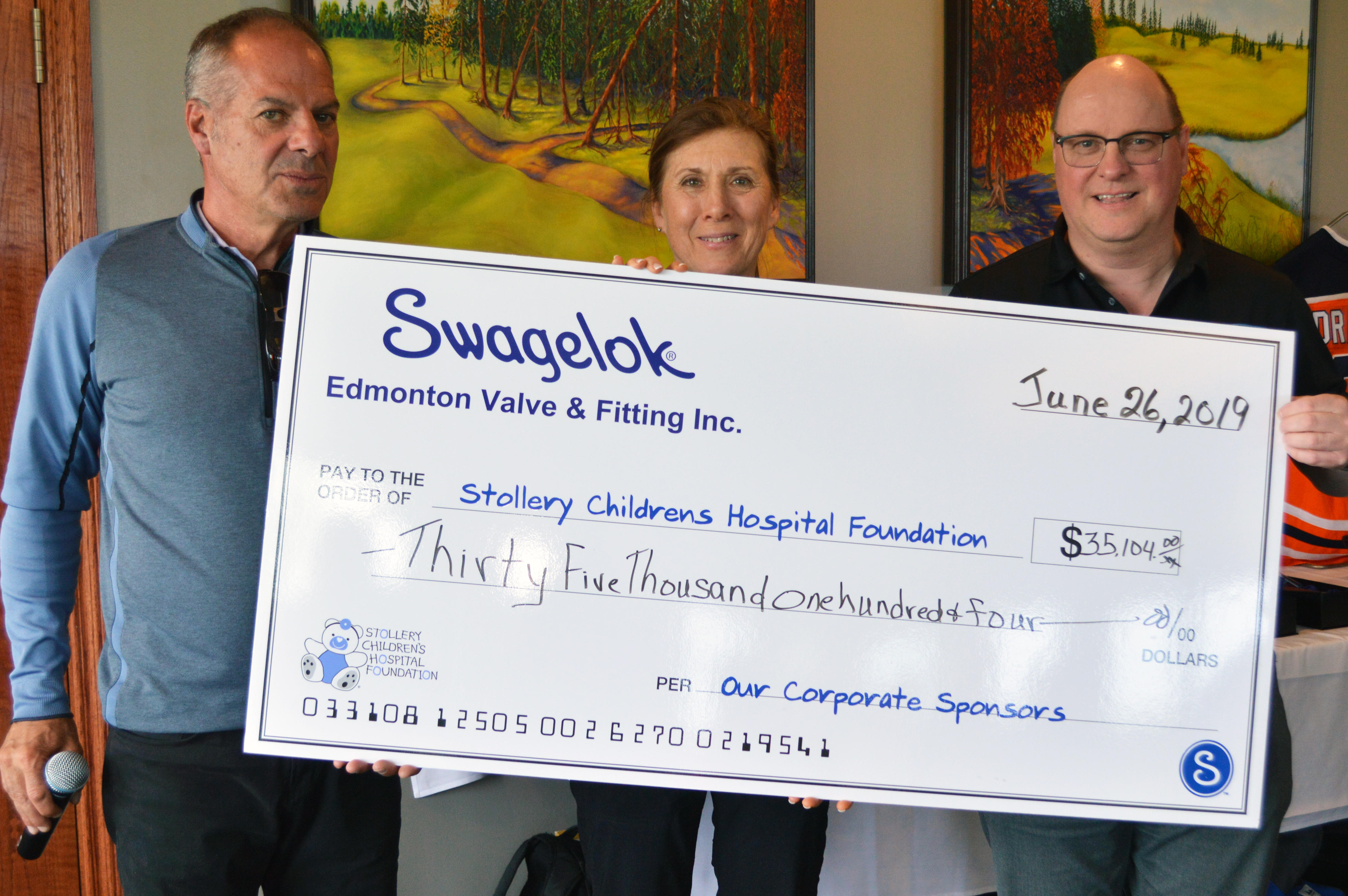Stollery Golf Tournament Donation