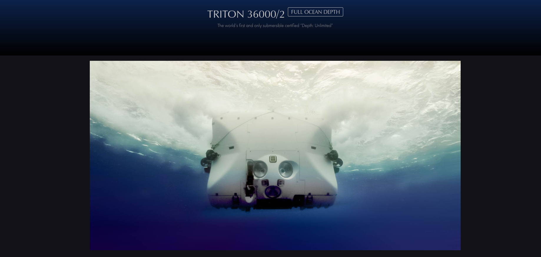 Triton 36000/2 website page